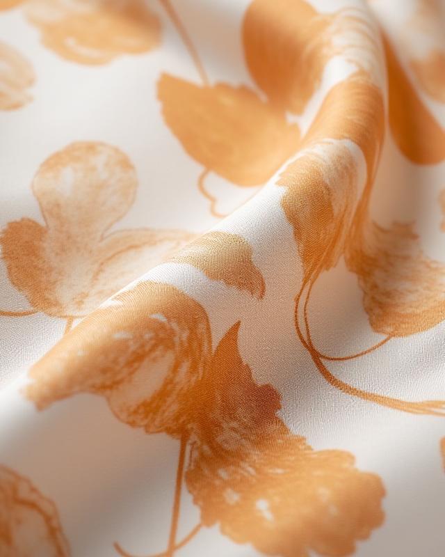 Fular Seda Ecoprint
